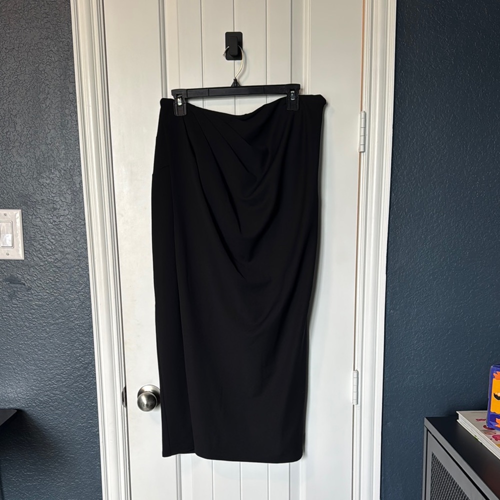 Black Abercrombie midi skirt
